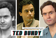 Ted Bundy: A chilling portrait of America's most notorious serial killer, showcasing his charismatic yet sinister demeanor