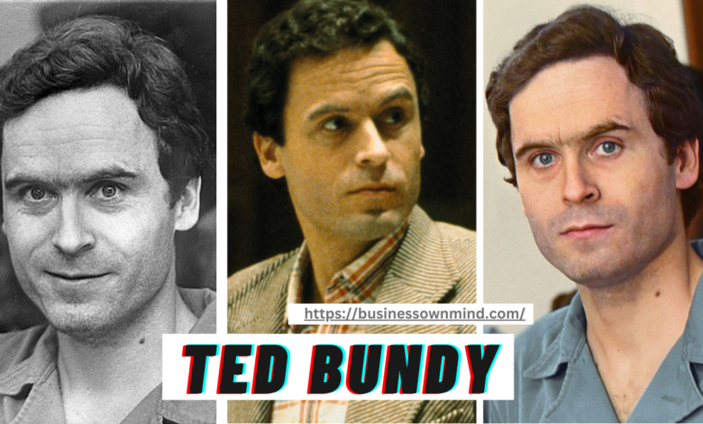 Ted Bundy: A chilling portrait of America's most notorious serial killer, showcasing his charismatic yet sinister demeanor